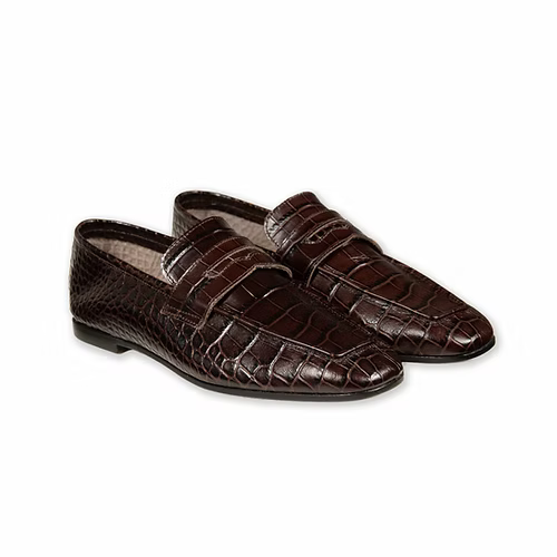 Essenziale Brown Croc-effect